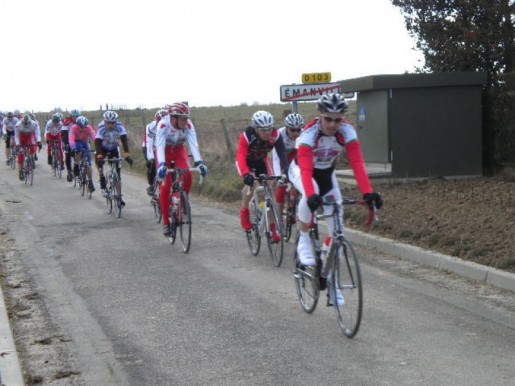 Eric dans le peloton